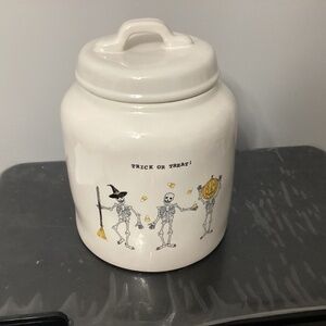 Rae Dunn trick or treat canister